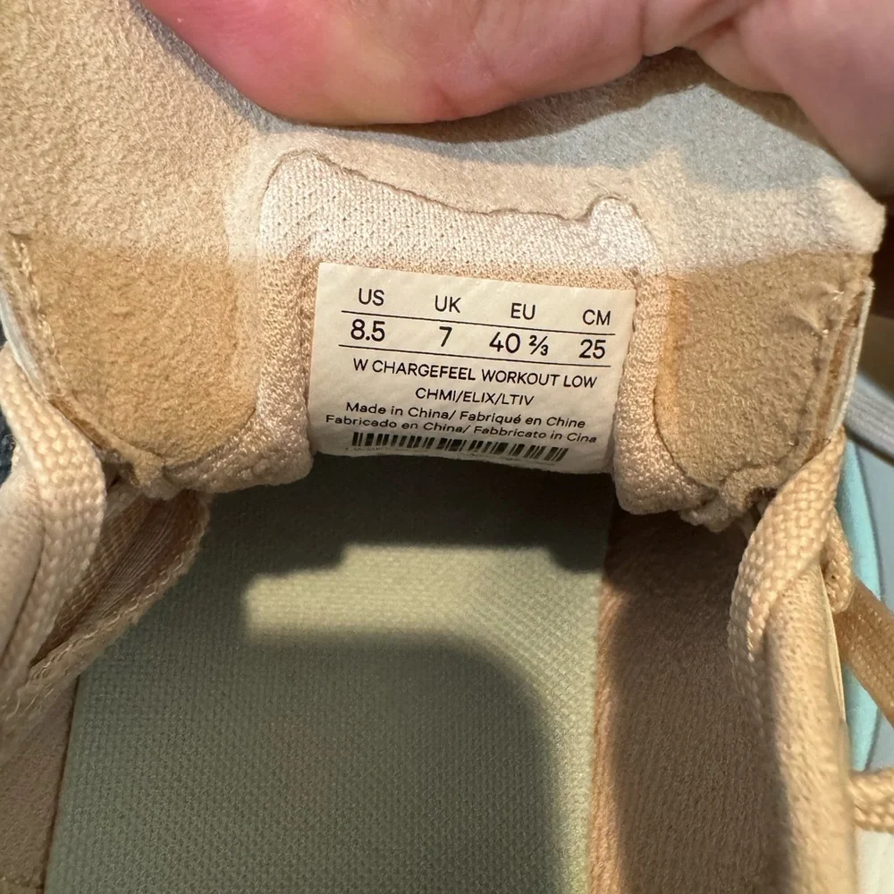 lululemon athletica Lightweight Knit Running Sneakers in Beige and Mint